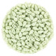 Czech DropDuo kralen 3x6mm Chalk white mint luster 03000/14457